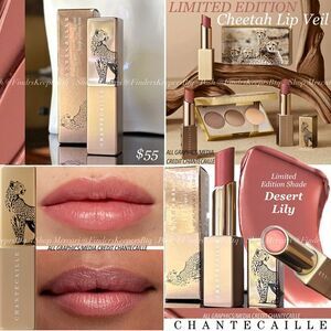 Ltd Edition Chantecaille Cheetah Lip Veil Lipstick Desert Lily Earthy Pink Nude